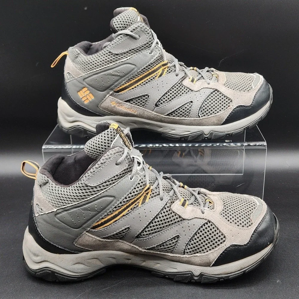 Columbia Size 12 Grey Hiking Boots  Mid Trail Gorpcore Outdoor Trekking